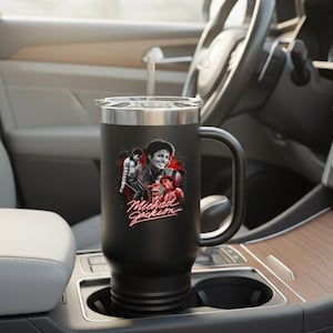 Michael Jackson Tumbler Insulated Travel Mug | 40oz image 15