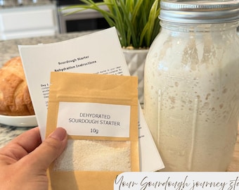Dehydrated Sourdough Starter Easy to Activate | Masa Madre Natural para Pan Casero