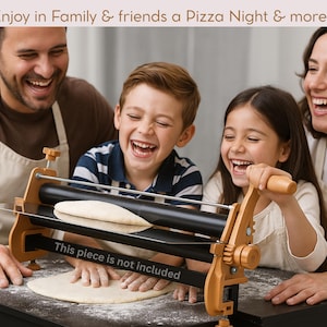 Manual Dough Sheeter  Dough Roller Machine for Fondant Pastry  Croissants Pizza Bakery Use Dough Laminator for Home or Professional Kitchen
