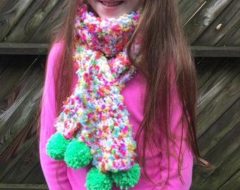 Crochet Scarf Pattern Fun-tastic Kid's Scarf PDF