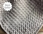 Crochet Blanket Pattern - Baby Blanket Pattern - Beginner Blanket Crochet Pattern - Afghan Crochet Pattern PDF 349