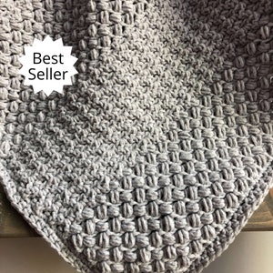 Crochet Blanket Pattern - Baby Blanket Pattern - Beginner Blanket Crochet Pattern - Afghan Crochet Pattern PDF 349