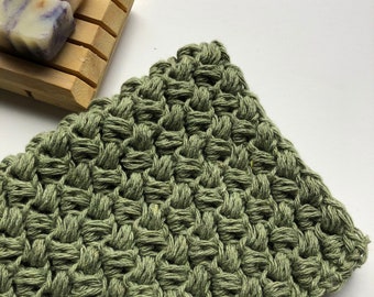 Washcloth Crochet Pattern - Easy Crochet Pattern - Crochet Washcloth Pattern - Beginner Crochet Pattern