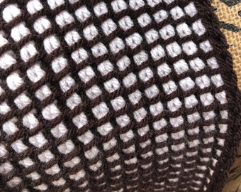 Tunisian Scarf Crochet Pattern - Reflections Scarf Pattern - Tunisian Crochet Pattern PDF