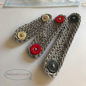 Ear Saver Crochet Pattern - Mask Mate - Mask Holder  PDF