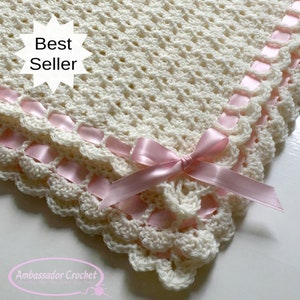 Heirloom Baby Blanket Crochet Pattern image 1