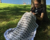 Granite Peak Throw Crochet Pattern