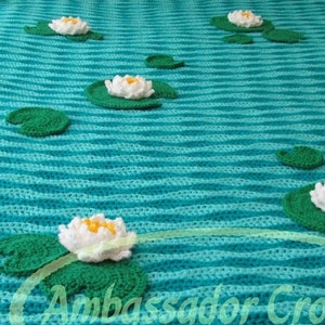 Frog Pond Crochet Afghan Pattern PDF