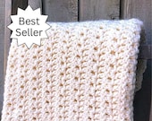 Easy Throw Crochet Pattern - Lapghan Pattern - Super Warm Throw Pattern