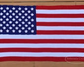 American Flag Afghan Crochet Pattern 