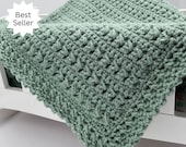 Easy Throw Crochet Pattern - Crochet Throw Pattern - Beginner Crochet Blanket Pattern