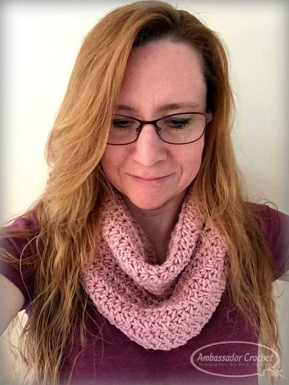 Infinity Crochet Pattern Blushing Petals Cowl & Scarf PDF - Etsy