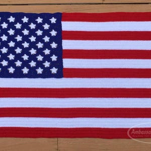 American Flag Blanket Crochet Pattern pdf 235 image 3