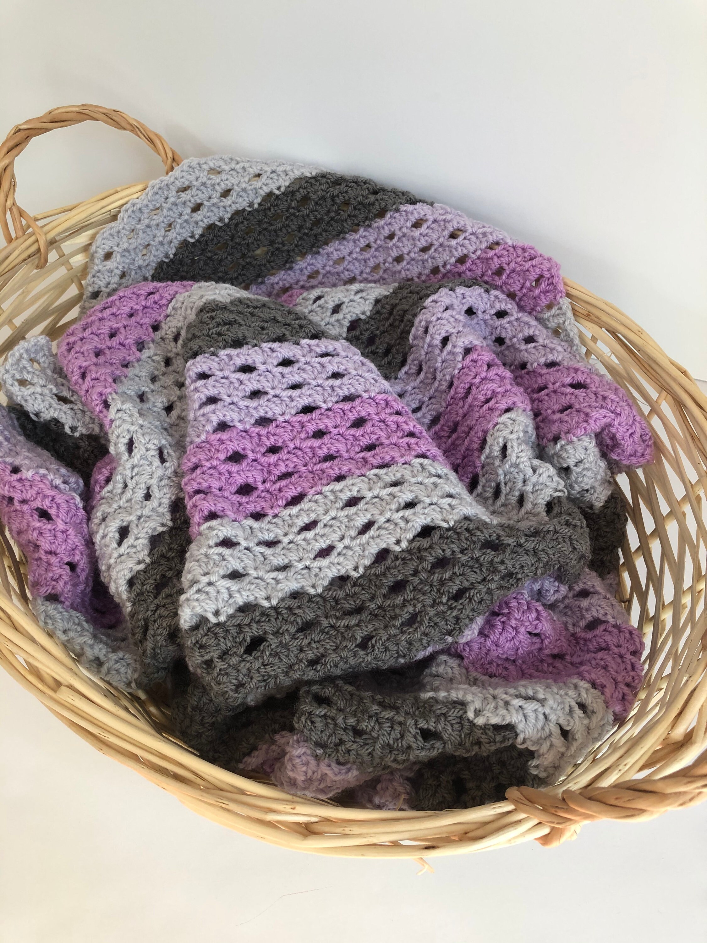 Neopolitan Pattern Neapolitan Dreams Crochet Baby Blanket Pattern - Beginner Friendly (PDF ...