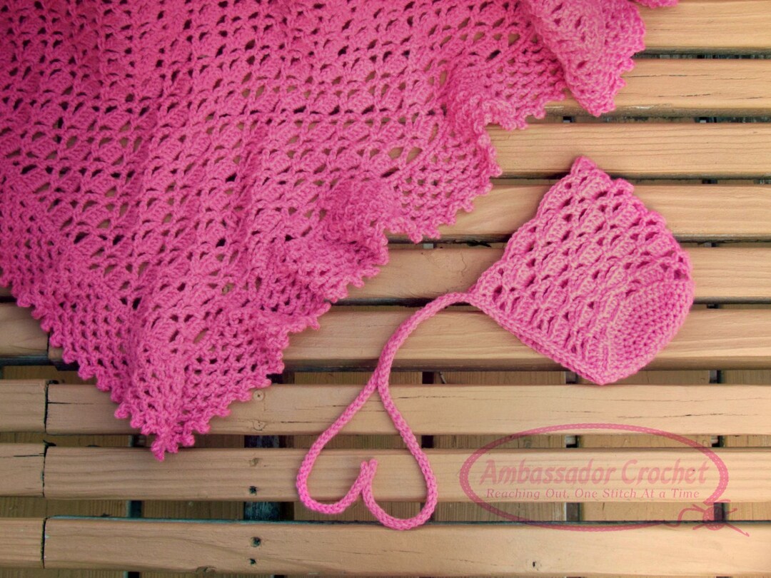 Lacy Baby Blanket Baby Crochet Pattern Baby Blanket and Crochet