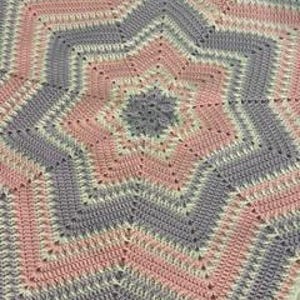 Star Baby Blanket Crochet Pattern - Textured Baby Blanket Pattern - Crochet Baby Blanket Pattern