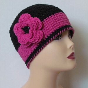 Little Women's "Hat for Hope" Crochet Pattern with 6 sizes included PDF 104