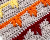 Autumn Leaves Crochet Throw Pattern: Fall Foliage Blanket (PDF Pattern)