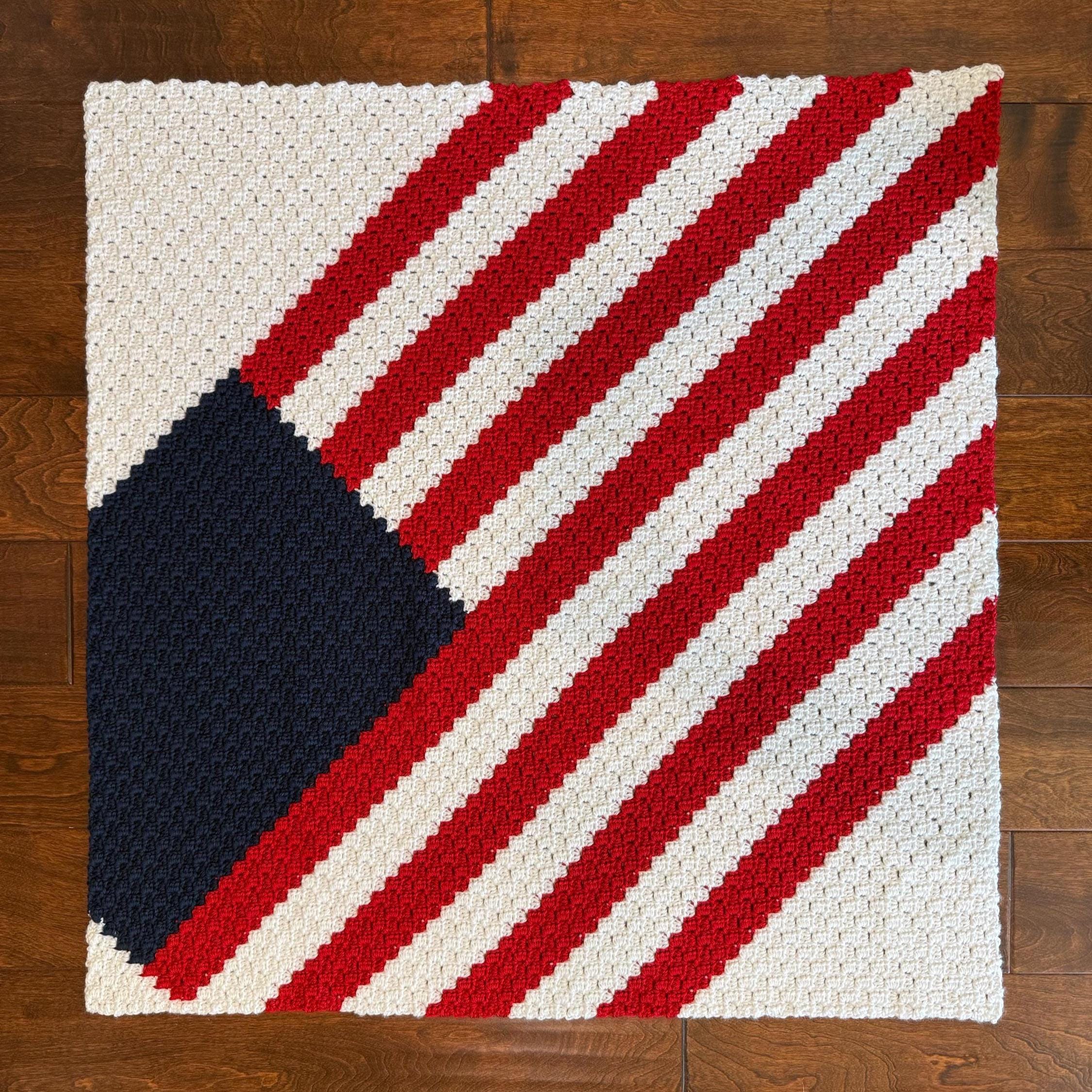 39 American Flag Crochet Patterns to Show Your Patriotic Style 20 American Flag Baby Blanket