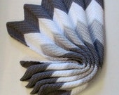 Chevron Crochet Afghan Pattern Waves of Grayce PDF 204