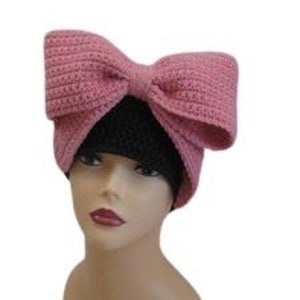 The Royal Bow Fascinator Crochet Pattern Beanie PDF image 2