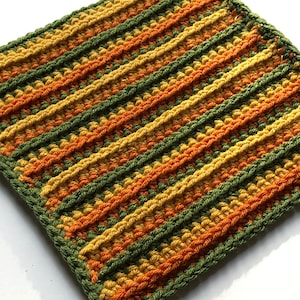 Blanket Square Crochet Pattern - Afghan Square Pattern - Fall Harvest Crochet Square