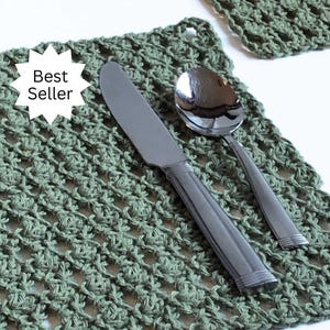Crochet Placemat & Coaster Pattern: Beginner Kitchen Set (PDF Pattern)