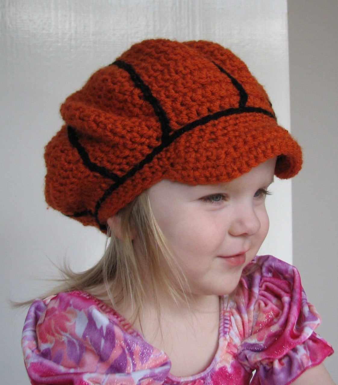 34 Basketball Crochet Patterns for Fans, Gifts, and Game-Day Decor 26 Child Basketball Beret Crochet