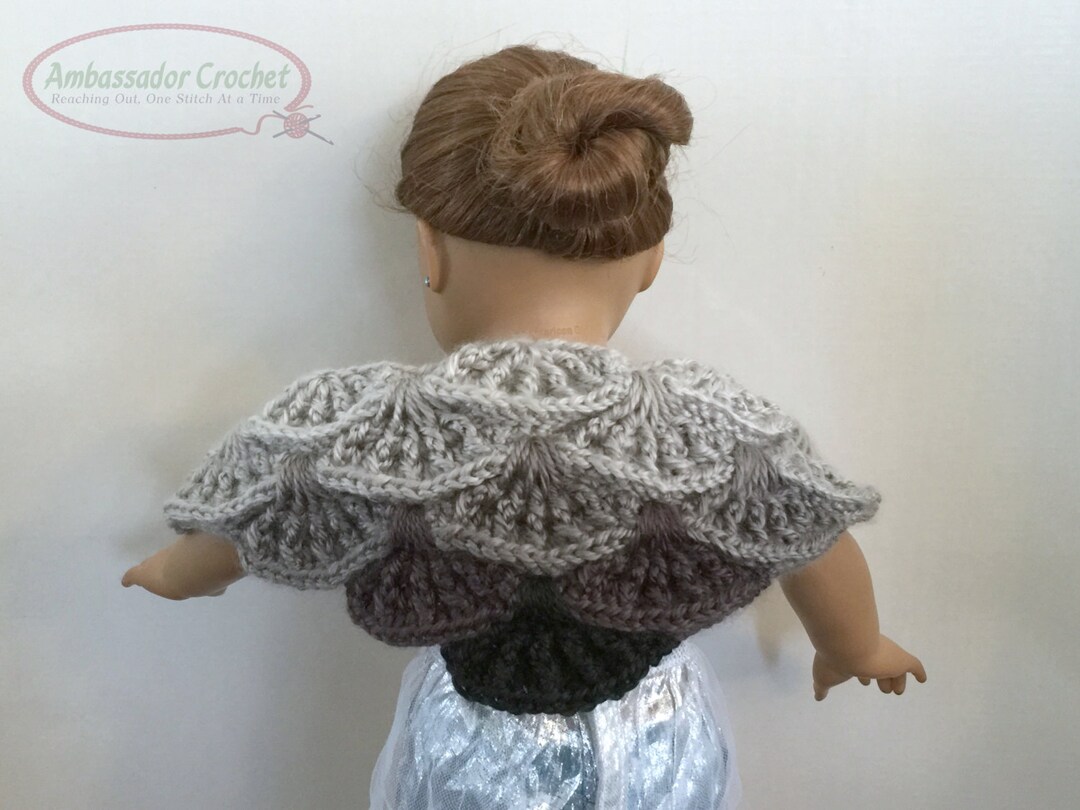 18 Doll Shawl Crochet Pattern PDF Etsy