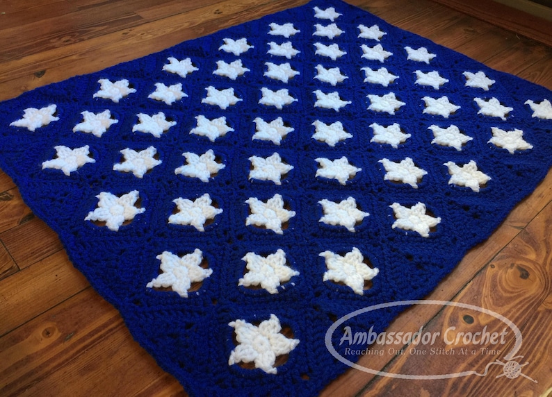 American Flag Blanket Crochet Pattern pdf 235 image 2