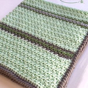 Easy Baby Blanket Crochet Pattern - Beginner Baby Blanket - Soft Crochet Blanket Pattern