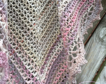 Prayer Shawl Crochet Pattern - Hope Whispers Shawl PDF 293