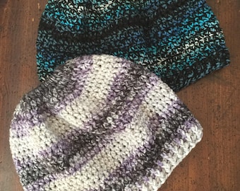 Crochet Messy Bun Hat Pattern Beginners PDF 247