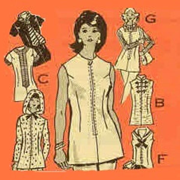Vintage 1970s Pantsuit Pattern With Hoodie Uncut Bust 38 Size 16 Anne Adams 4637