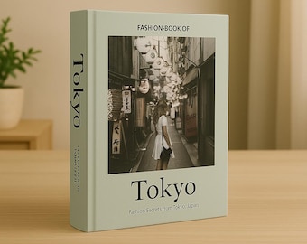 Tokyo Fashion Decorative Book Box – Luxury Coffee Table Decor, Hidden Storage, Modern Aesthetic Home Decoration for Living Room