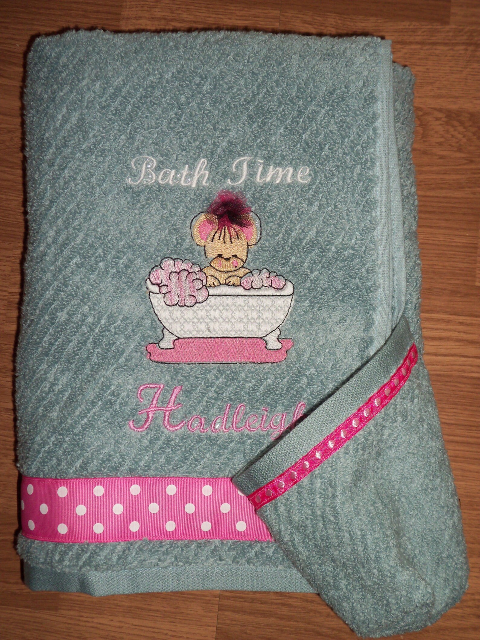 Hooded Bath Towel Etsy