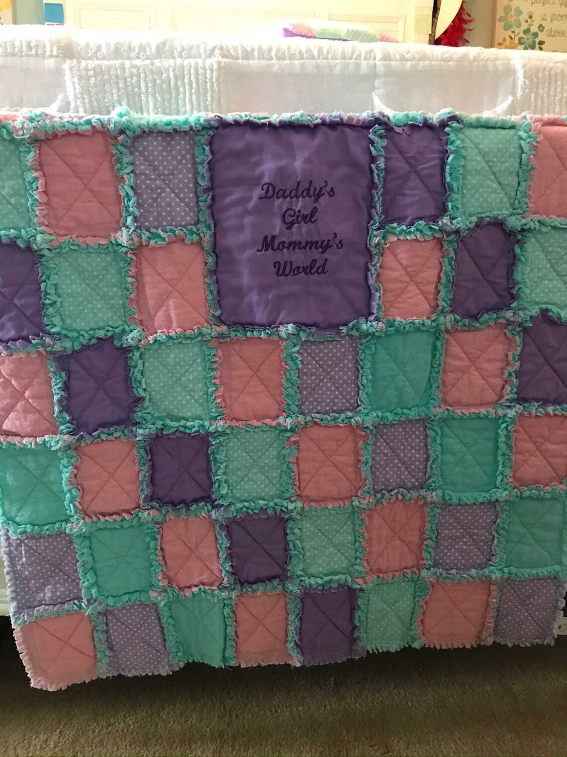 Baby Rag Blanket . Etsy