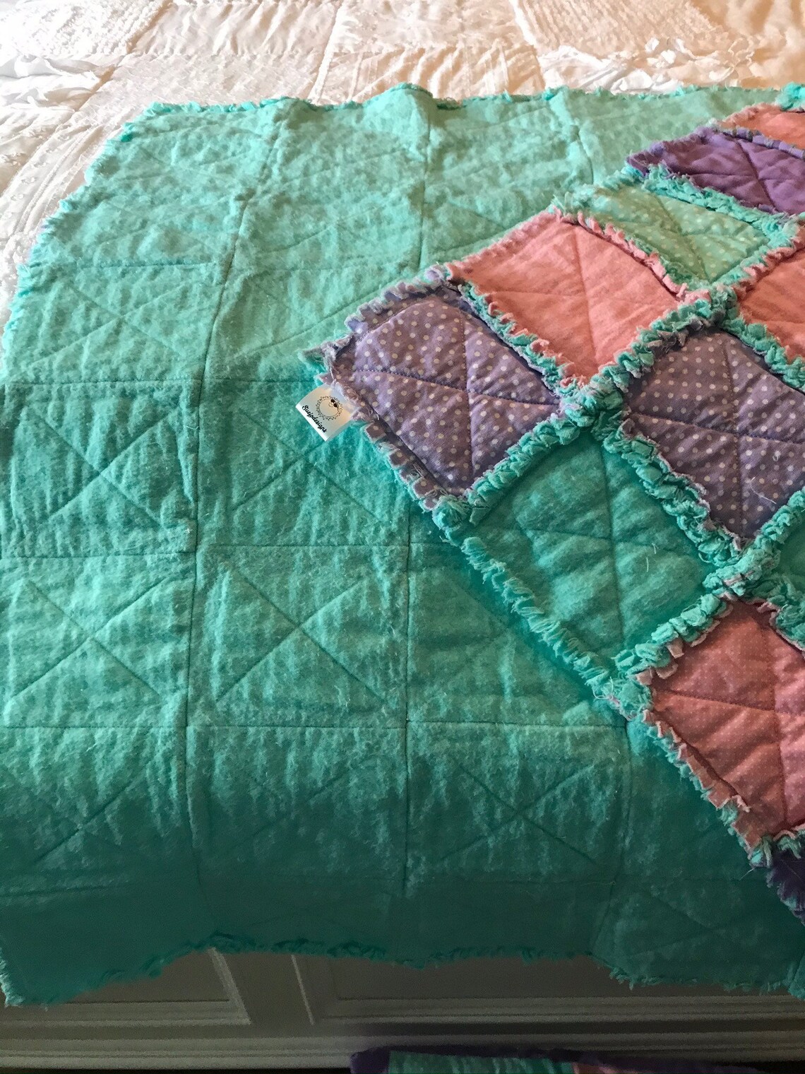 Baby Rag Blanket . Etsy