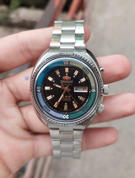 Japan Watch Orient KING DIVER Automatic Watch KD 21 Jewels - Etsy