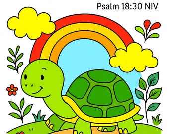 Psalms Coloring Pages A-Z | Christian Kids Bible Verse (PDF)
