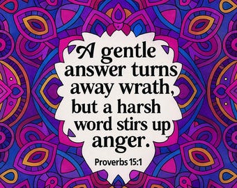 A to Z Proverbs Coloring Pages: Christian Bible Verse Printables (PDF Download)