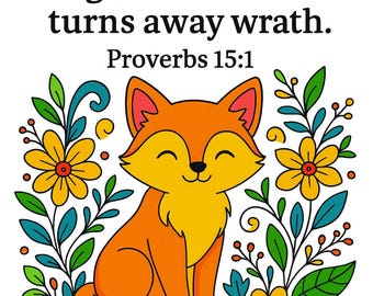 Proverbs A-Z Coloring Pages for Kids | Bible Verse Worksheets (PDF)