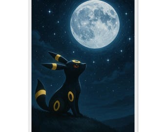 ブラッキー　ポスター ポケモンポスター: ブラッキー - Etsy 日本