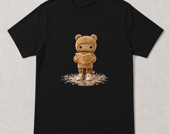 Youth Cozy Character, Human-Heart Bot Graphic Tee, Unisex Summer T-shirt