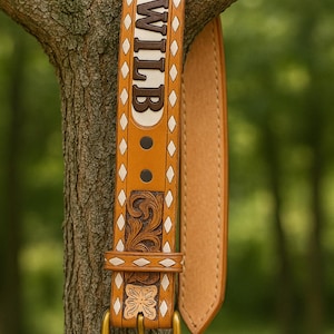 Mens Leather Belt – Western Leather Belt – Full Grain Leather Belt – Handmade Cowboy Belt – Gift for Him