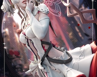 Camellya - Wuthering Waves | 26.1 cm (261 mm) | Fan art figure | 3D print | Hand-painted