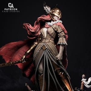 Malenia - Elden Ring | Maßstab 1:7 | Fanart Figur | 3D Druck | handbemalt