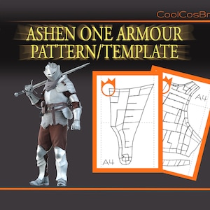 Dark Souls Ashen One Armor Template DIGITAL PDF FILE