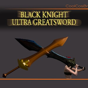 Black Knight Great Sword Dark Souls Digital STL File