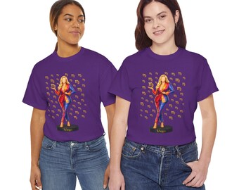Virgo Zodiac Woman Shirt | Astrology Horoscope Tee, Self-Assurance Illustration